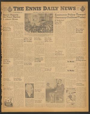 The Ennis Daily News (Ennis, Tex.), Vol. 54, No. 295, Ed. 1 Wednesday, December 12, 1945