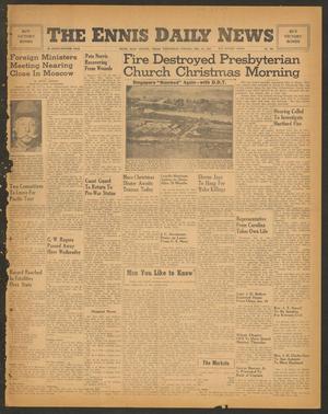 The Ennis Daily News (Ennis, Tex.), Vol. 54, No. 306, Ed. 1 Wednesday, December 26, 1945