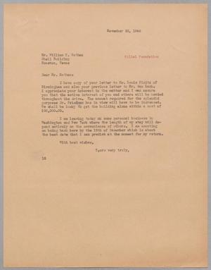 [Letter from I. H. Kempner to William M. Nathan, November 25, 1944]