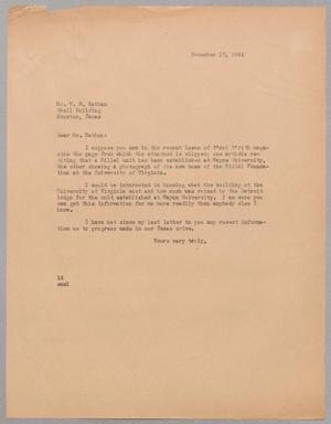Primary view of object titled '[Letter from I. H. Kempner to William M. Nathan, December 17, 1945]'.