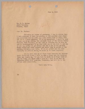 [Letter from I. H. Kempner to William M. Nathan, June 5, 1945]