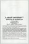 Thumbnail image of item number 3 in: 'Catalog of Lamar University Institute of Technology, 1994-1996'.
