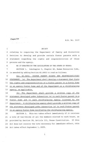 81st Texas Legislature, Regular Session, House Bill 3137, Chapter 939