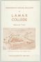 Thumbnail image of item number 1 in: 'Catalog of Lamar College, 1941-1942'.