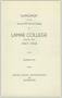 Thumbnail image of item number 3 in: 'Catalog of Lamar College, 1947-1948, Supplement'.