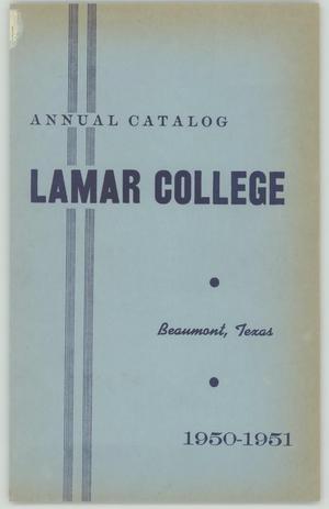 Catalog of Lamar College, 1950-1951