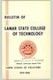 Thumbnail image of item number 1 in: 'Catalog of Lamar State College of Technology School of Vocations, 1959-1960'.