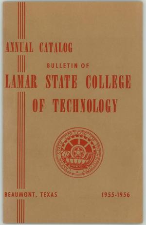 Catalog of Lamar State College of Technology, 1955-1956