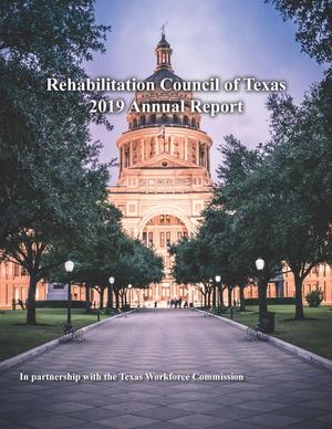 Primary view of object titled 'Rehabilitation Council of Texas Annual Report: 2019'.