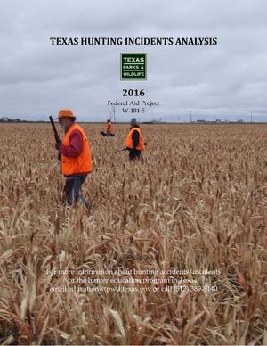 Texas Hunting Incidents Analysis: 2016