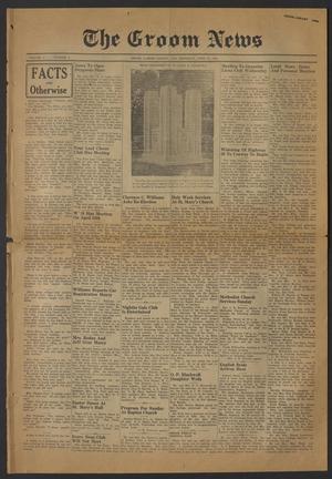 Primary view of object titled 'The Groom News (Groom, Tex.), Vol. 1, No. 8, Ed. 1 Thursday, April 18, 1946'.
