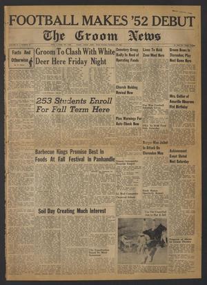 The Groom News (Groom, Tex.), Vol. 26, No. 25, Ed. 1 Thursday, September 11, 1952