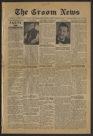 The Groom News (Groom, Tex.), Vol. 31, No. 8, Ed. 1 Thursday, April 19, 1956