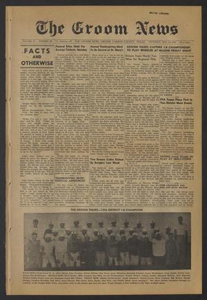 The Groom News (Groom, Tex.), Vol. 31, No. 38, Ed. 1 Thursday, November 22, 1956