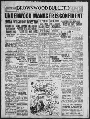 Brownwood Bulletin (Brownwood, Tex.), Vol. 24, No. 173, Ed. 1 Monday, May 5, 1924