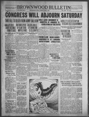 Brownwood Bulletin (Brownwood, Tex.), Vol. 24, No. 198, Ed. 1 Tuesday, June 3, 1924