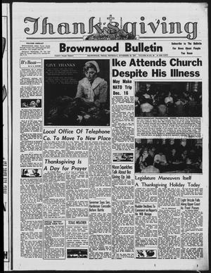 Brownwood Bulletin (Brownwood, Tex.), Vol. 58, No. 39, Ed. 1 Thursday, November 28, 1957