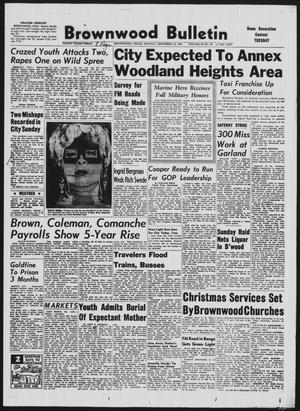 Brownwood Bulletin (Brownwood, Tex.), Vol. 59, No. 59, Ed. 1 Monday, December 22, 1958