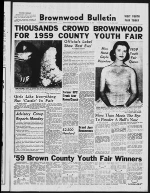 Brownwood Bulletin (Brownwood, Tex.), Vol. 59, No. 87, Ed. 1 Sunday, January 25, 1959