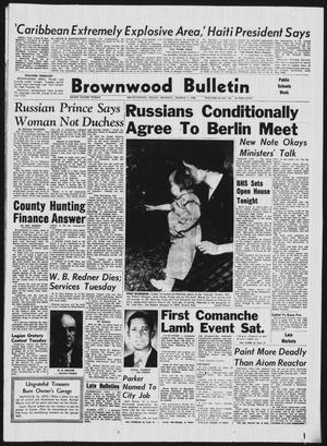 Brownwood Bulletin (Brownwood, Tex.), Vol. 59, No. 118, Ed. 1 Monday, March 2, 1959