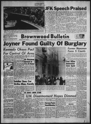 Brownwood Bulletin (Brownwood, Tex.), Vol. 61, No. 297, Ed. 1 Tuesday, September 26, 1961