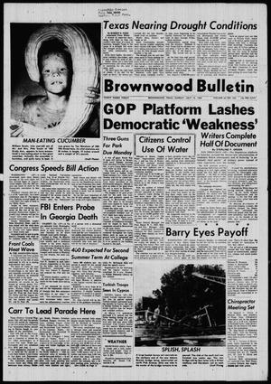 Primary view of object titled 'Brownwood Bulletin (Brownwood, Tex.), Vol. 64, No. 232, Ed. 1 Sunday, July 12, 1964'.