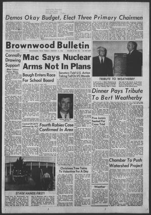 Brownwood Bulletin (Brownwood, Tex.), Vol. 66, No. 106, Ed. 1 Tuesday, February 15, 1966