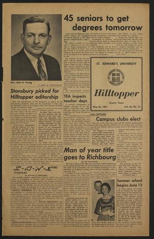 Primary view of Hilltopper (Austin, Tex.), Vol. 45, No. 15, Ed. 1 Friday, May 26, 1961