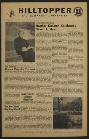 Primary view of object titled 'Hilltopper (Austin, Tex.), Vol. 46, No. 8, Ed. 1 Saturday, February 10, 1962'.