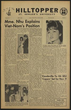 Primary view of object titled 'Hilltopper (Austin, Tex.), Vol. 48, No. 4, Ed. 1 Friday, October 25, 1963'.