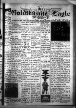 Primary view of object titled 'The Goldthwaite Eagle (Goldthwaite, Tex.), Vol. 62, No. 23, Ed. 1 Thursday, January 26, 1956'.