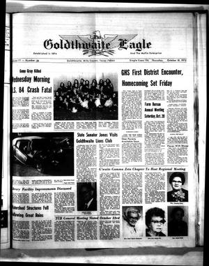 Primary view of object titled 'The Goldthwaite Eagle (Goldthwaite, Tex.), Vol. 77, No. 28, Ed. 1 Thursday, October 18, 1973'.
