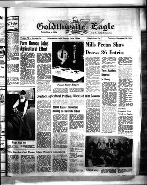 The Goldthwaite Eagle (Goldthwaite, Tex.), Vol. 78, No. 34, Ed. 1 Thursday, November 28, 1974