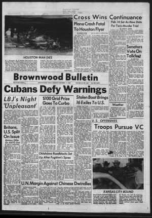 Primary view of object titled 'Brownwood Bulletin (Brownwood, Tex.), Vol. 65, No. 309, Ed. 1 Monday, October 11, 1965'.