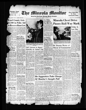 The Mineola Monitor (Mineola, Tex.), Vol. 77, No. 32, Ed. 1 Thursday, October 23, 1952