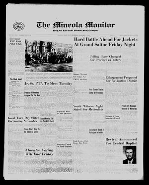 The Mineola Monitor (Mineola, Tex.), Vol. 90, No. 34, Ed. 1 Wednesday, November 2, 1966