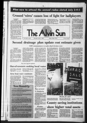 Primary view of object titled 'The Alvin Sun (Alvin, Tex.), Vol. 90, No. 234, Ed. 1 Thursday, July 3, 1980'.