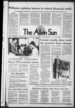 The Alvin Sun (Alvin, Tex.), Vol. 90, No. 244, Ed. 1 Thursday, August 14, 1980