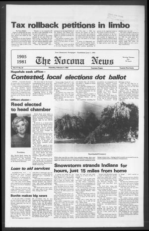 Primary view of object titled 'The Nocona News (Nocona, Tex.), Vol. 77, No. 37, Ed. 1 Thursday, February 4, 1982'.