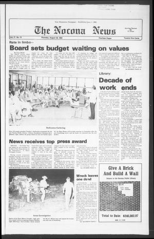 Primary view of object titled 'The Nocona News (Nocona, Tex.), Vol. 77, No. 13, Ed. 1 Thursday, August 26, 1982'.