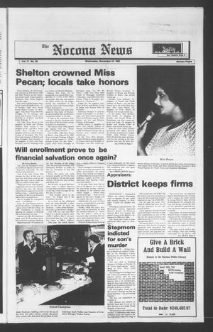 Primary view of object titled 'The Nocona News (Nocona, Tex.), Vol. 77, No. 26, Ed. 1 Wednesday, November 24, 1982'.