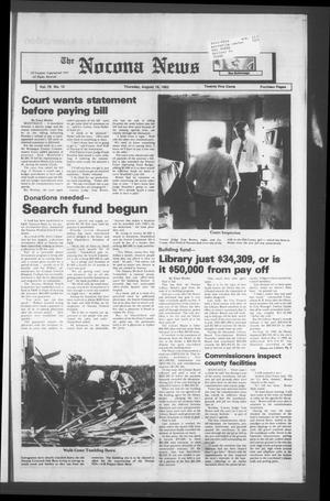 Primary view of object titled 'The Nocona News (Nocona, Tex.), Vol. 78, No. 12, Ed. 1 Thursday, August 18, 1983'.