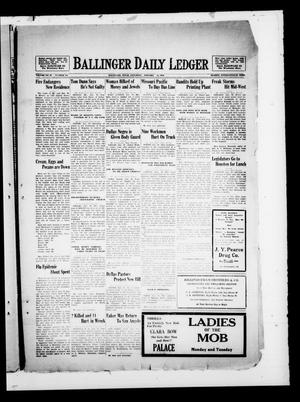 Ballinger Daily Ledger (Ballinger, Tex.), Vol. 23, No. 244, Ed. 1 Saturday, January 19, 1929