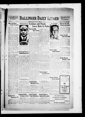 Ballinger Daily Ledger (Ballinger, Tex.), Vol. 23, No. 276, Ed. 1 Tuesday, February 26, 1929