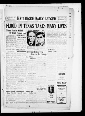 Ballinger Daily Ledger (Ballinger, Tex.), Vol. 24, No. 30, Ed. 1 Tuesday, May 14, 1929