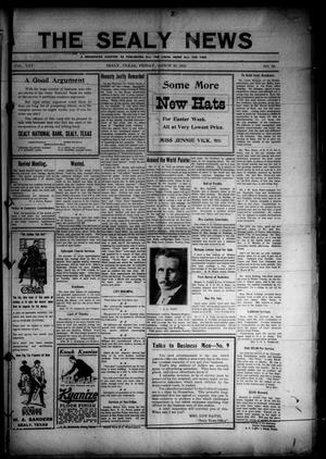 The Sealy News (Sealy, Tex.), Vol. 25, No. 23, Ed. 1 Friday, March 29, 1912