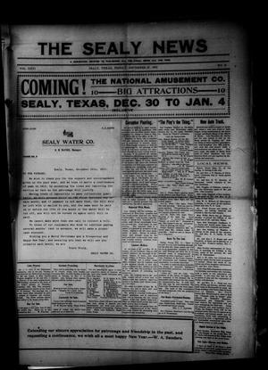 Primary view of object titled 'The Sealy News (Sealy, Tex.), Vol. 26, No. 9, Ed. 1 Friday, December 27, 1912'.