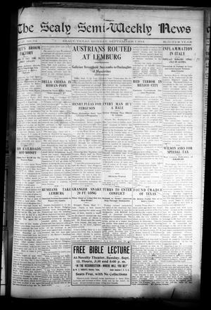 The Sealy Semi-Weekly News (Sealy, Tex.), Vol. 27, No. 54, Ed. 1 Monday, September 7, 1914