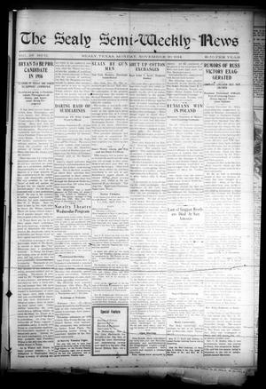 The Sealy Semi-Weekly News (Sealy, Tex.), Vol. 28, No. 12, Ed. 1 Monday, November 30, 1914