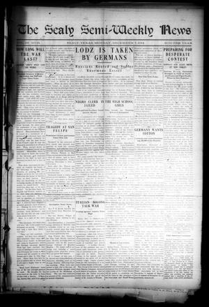 The Sealy Semi-Weekly News (Sealy, Tex.), Vol. 28, No. 14, Ed. 1 Monday, December 7, 1914